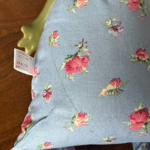 Vintage Department 56 Shelf Sitter Frog Doll by Marylisa Chesnutt Fabric Ceramic - Picture 12 of 14